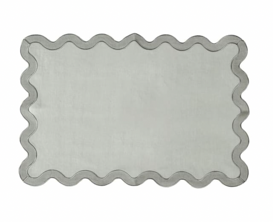 Cala Scallop Sage Placemats