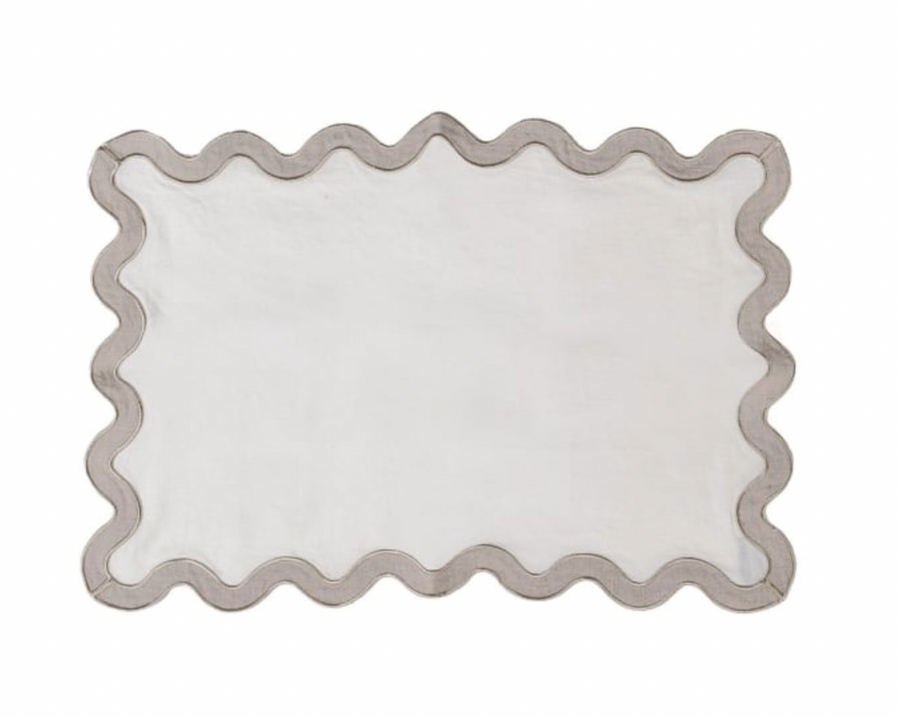 Cala Scallop Ivory Placemats