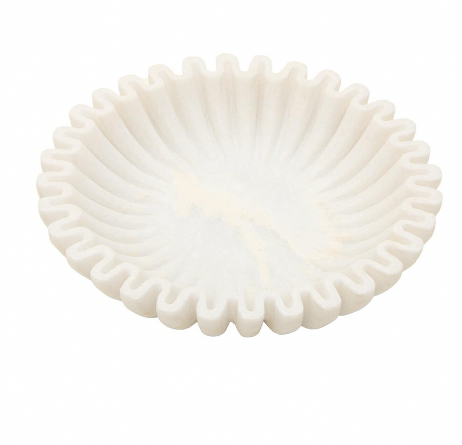 Boston Fluted Marble Bowl