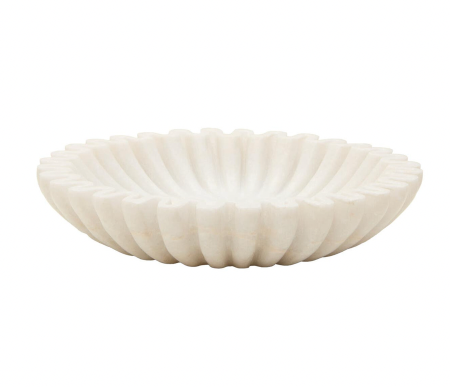 Boston Fluted Marble Bowl