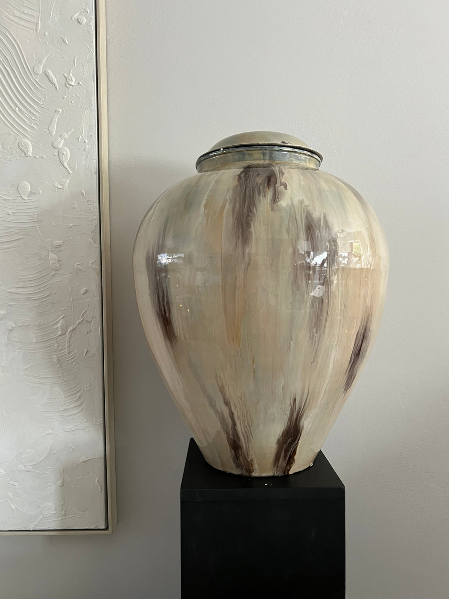 Louie Lidded Vase