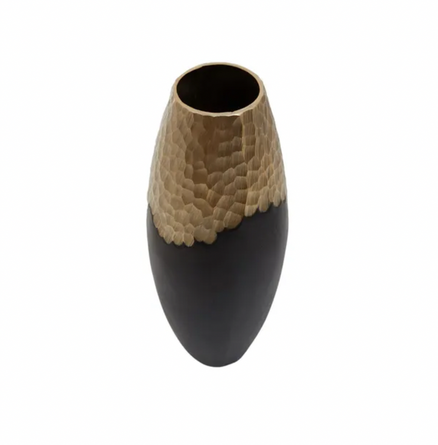 Tia Black Gold Vase